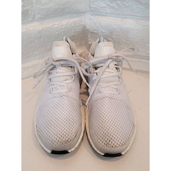 Adidas Alphatorsion BOOST Running Shoes Triple White FV6166 Men's Size US 7 - Picture 3 of 8
